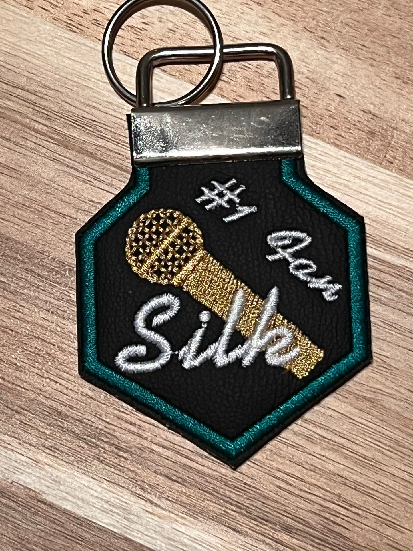 Silk Fans KeyChain (Green Border)