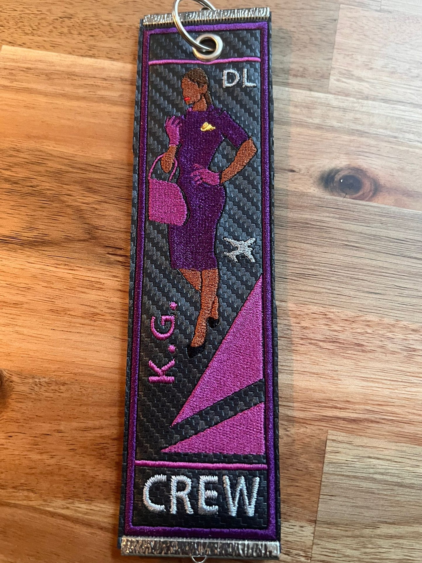 DELTA Purple Uniform KeyRing