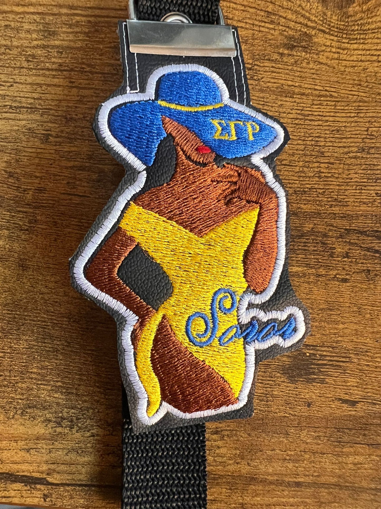 Sigma Gamma Rho SOROR Bag Tag (Brown)/Strap