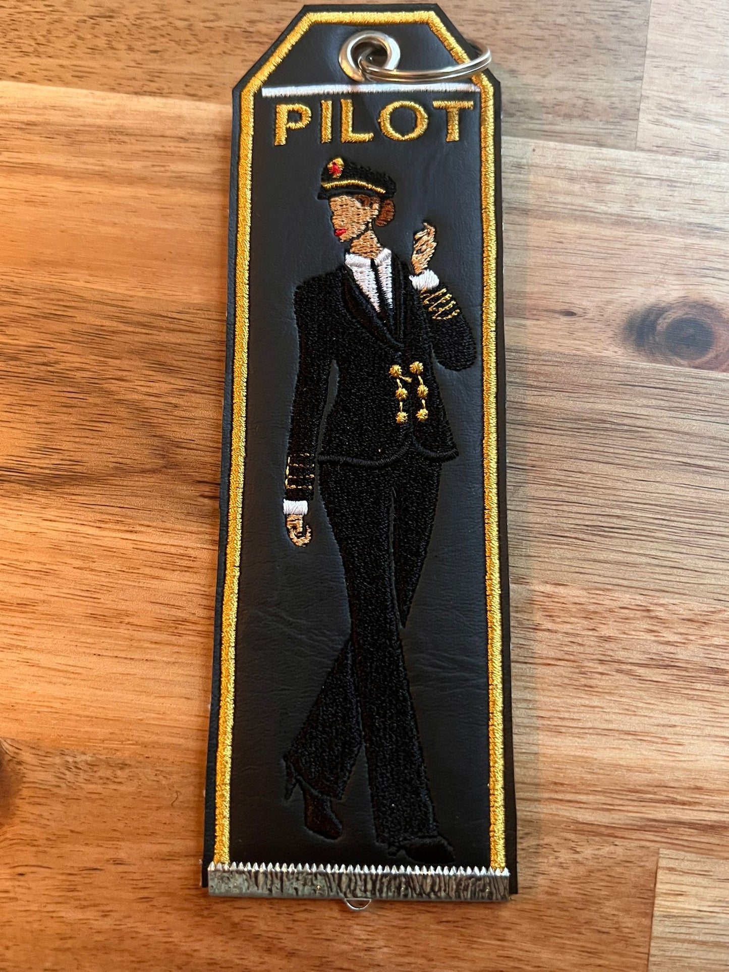 Spirit Pilot Flight Crew Bag Tag