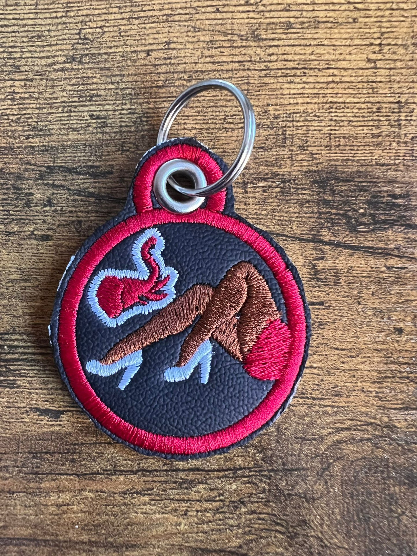 Delta Sigma Theta KeyChain Brown Legs