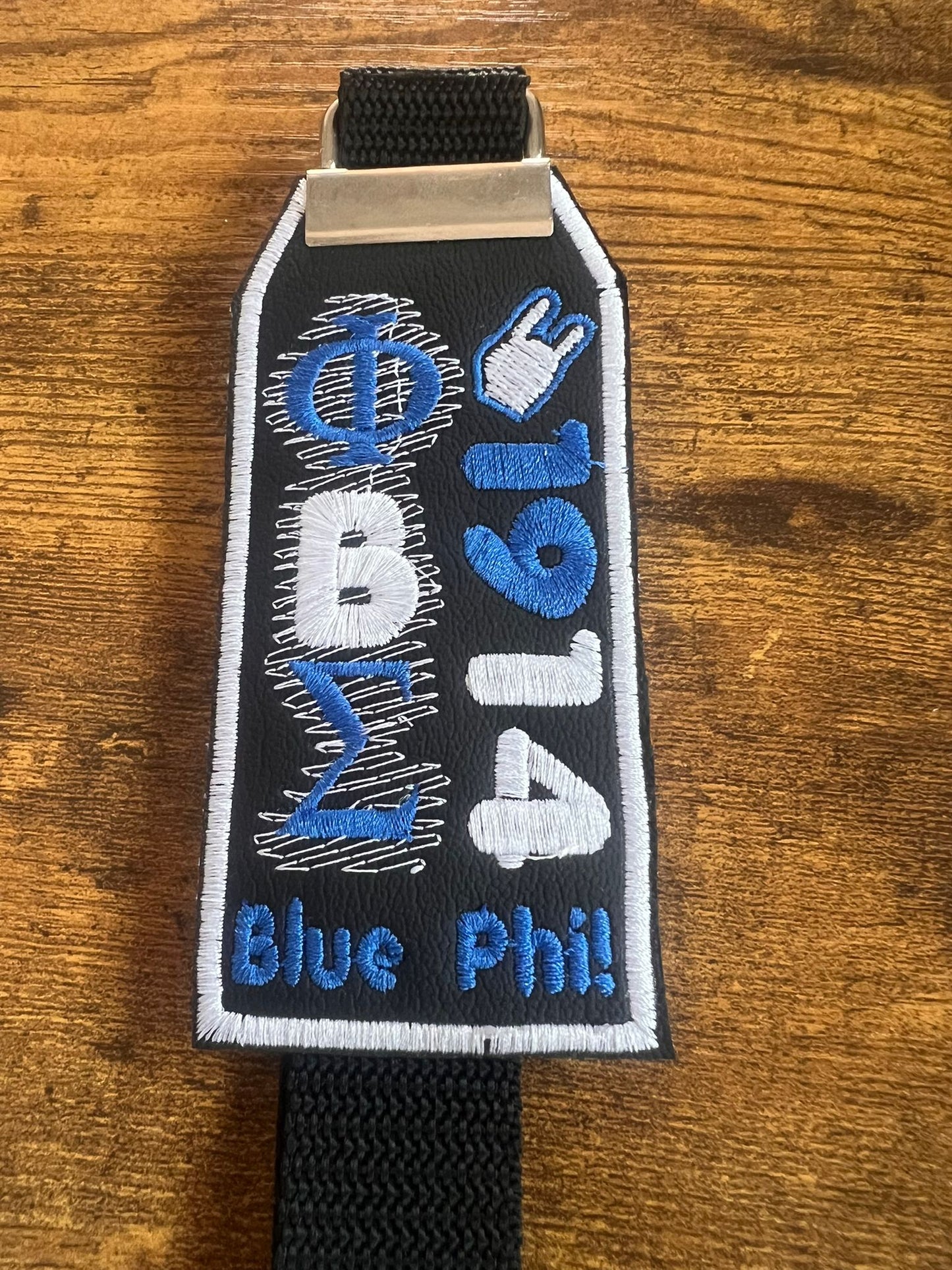 Phi Beta Sigma Bag Tag (White Border)