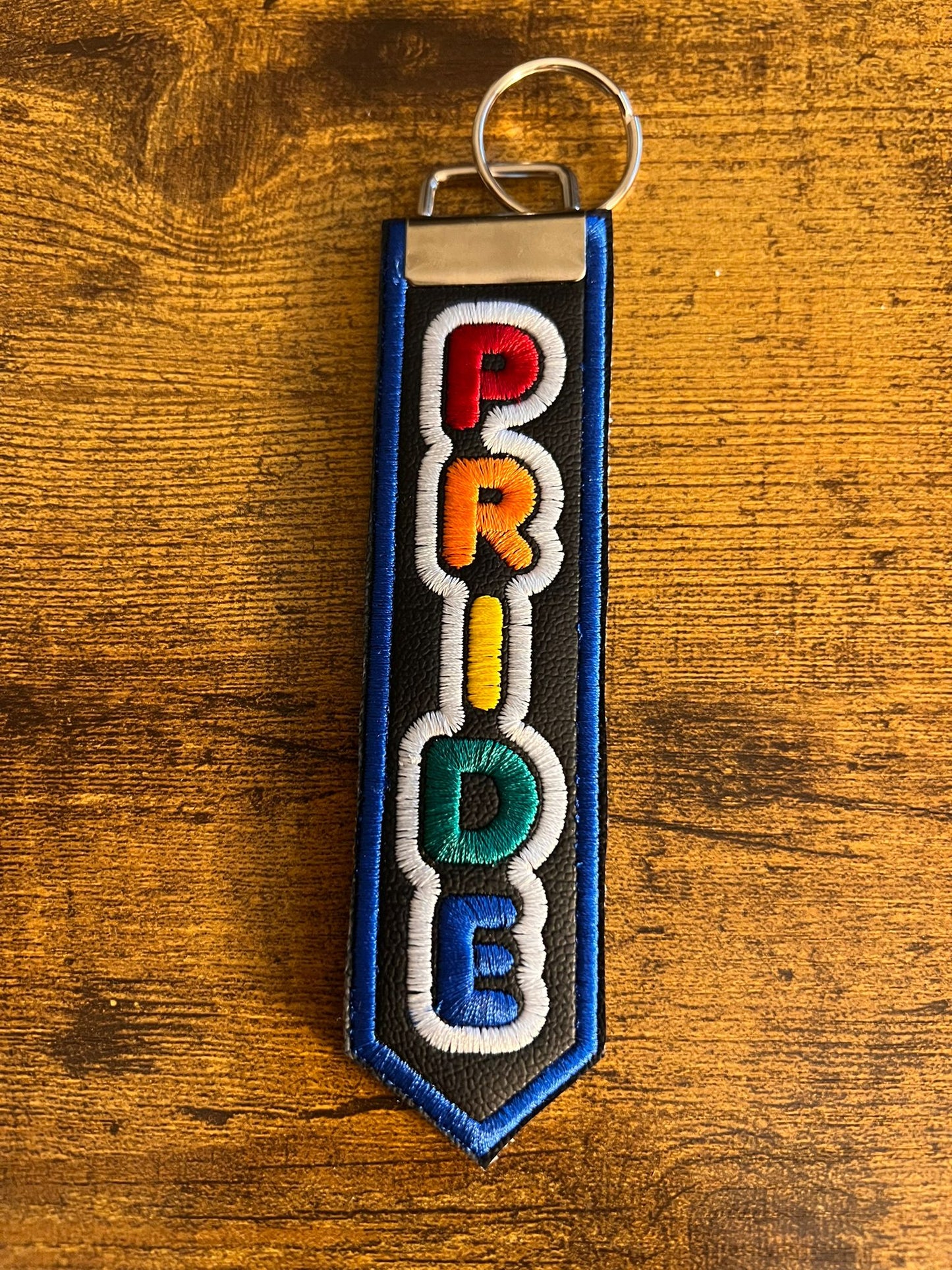PRIDE Tags/Blue Border