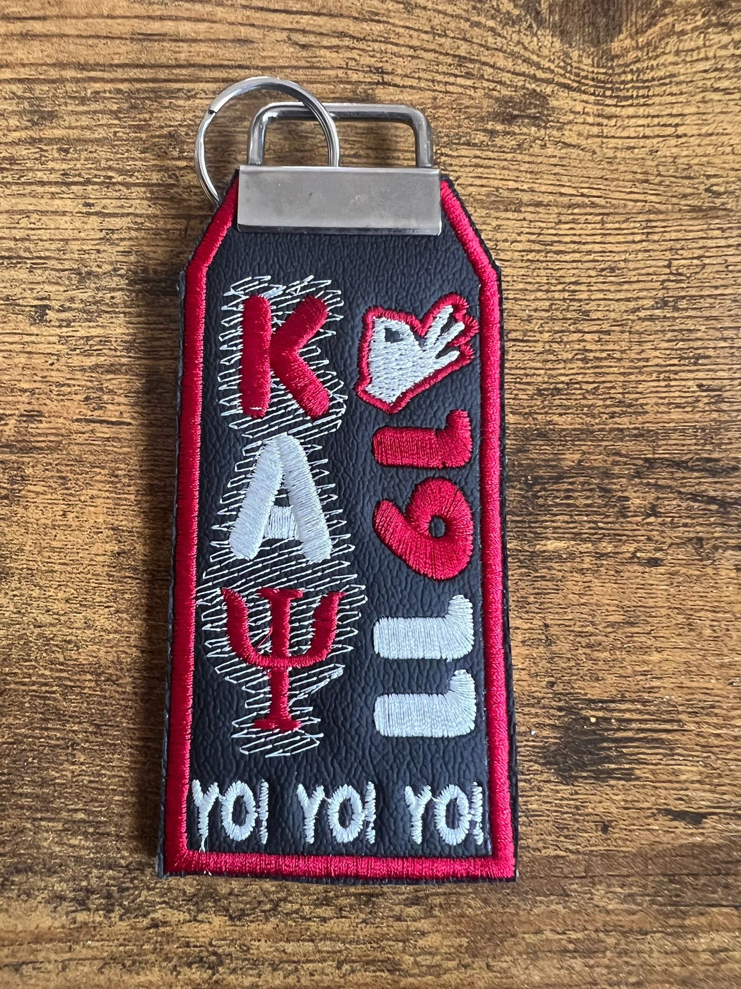 Kappa Alpha Psi Tag (Red Border) KeyRing BUY NOW