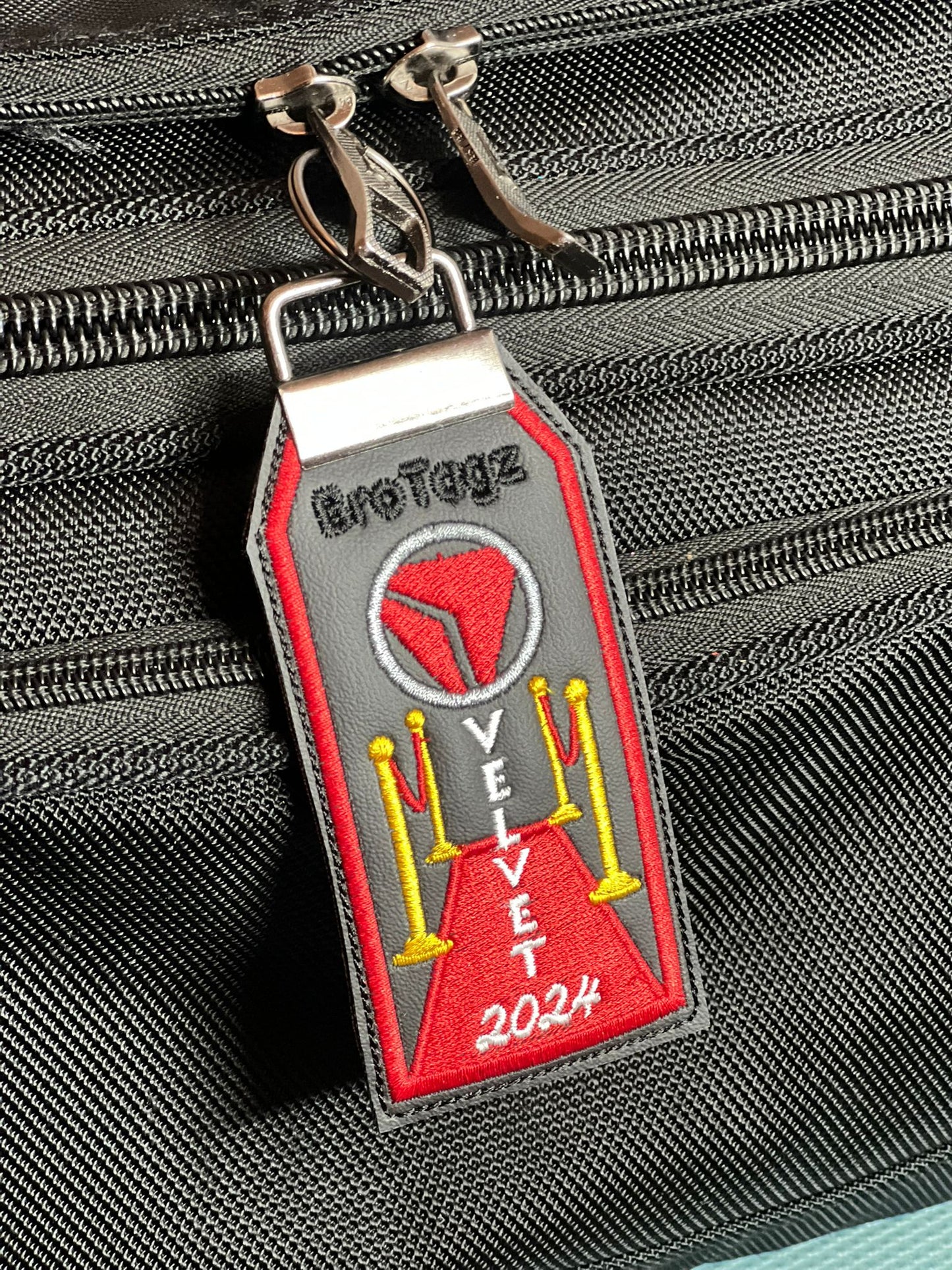 DL VELVET Themed Bag Tag