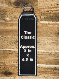 UNITED AIR Lady Avatar - Walking w/ Luggage - Classic Bag Tag