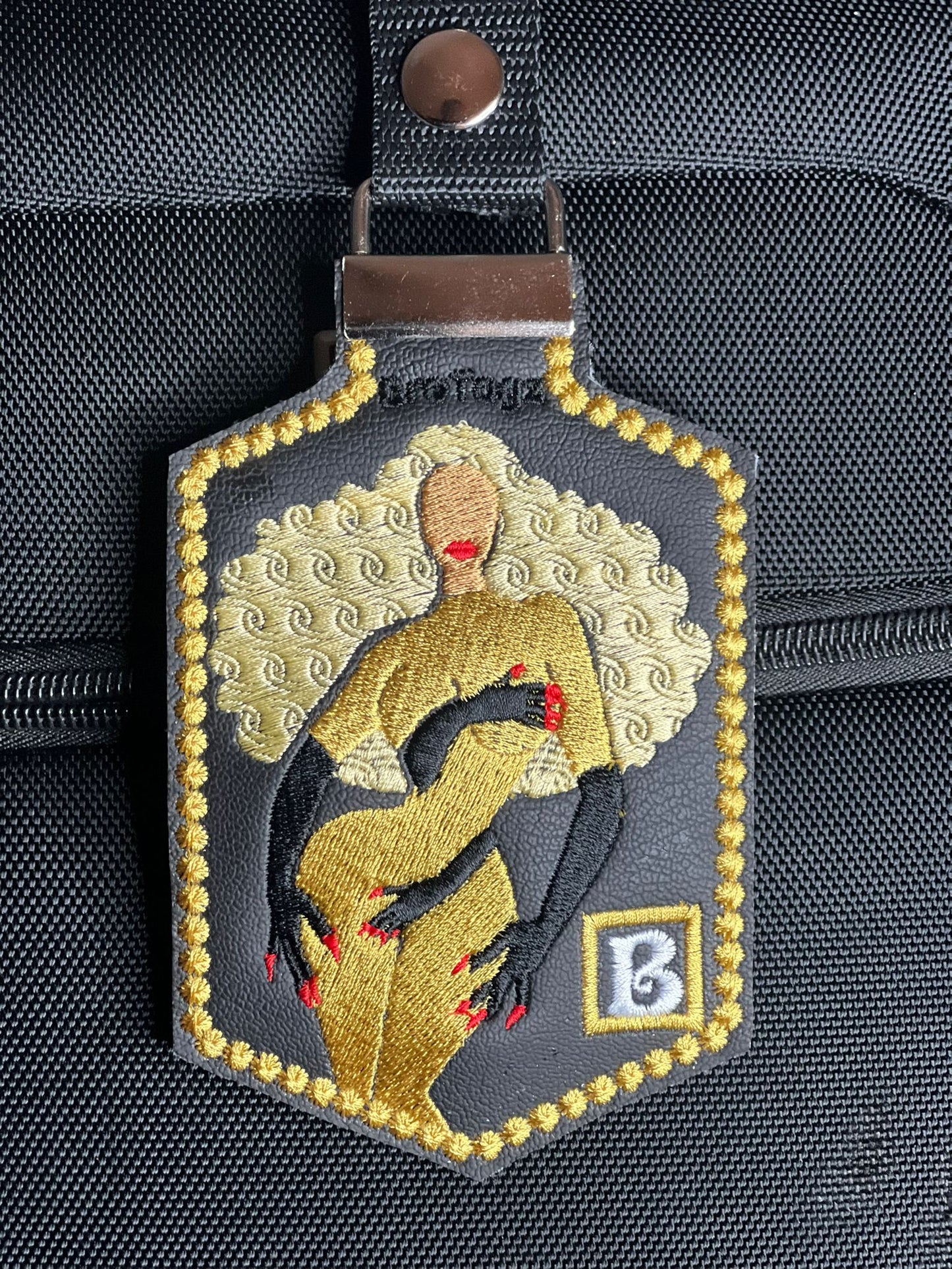 “Bey B” Themed Bag Tag