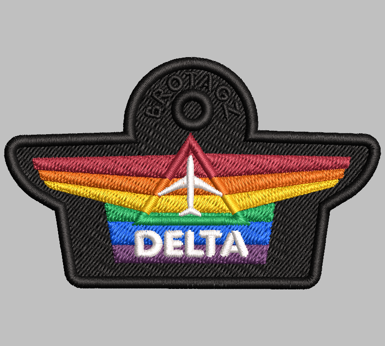 Delta Air Themed Wings Bag Tag