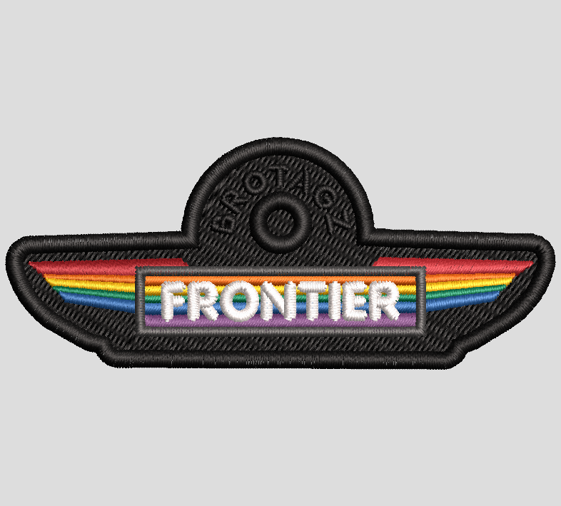Frontier Air Themed Wings Bag Tag