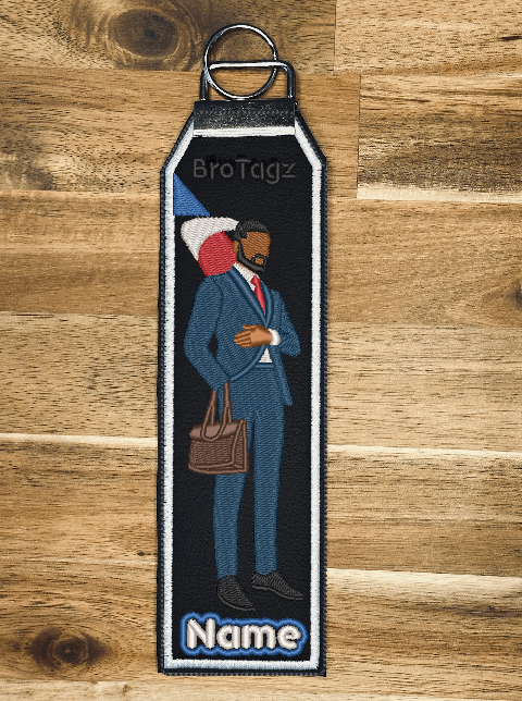 AA Avatar (M) Bag Tag (Ver. 1) - Suit & Tie Uniform