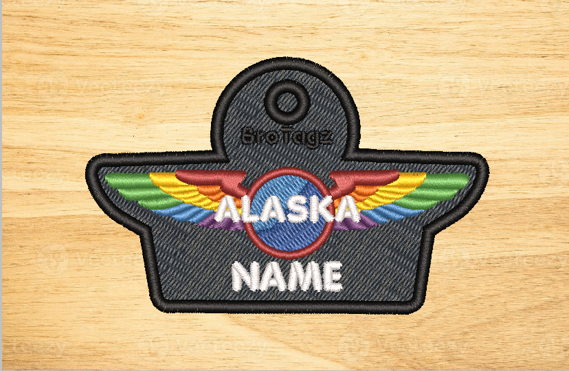 AS Wings Keychain (Rainbow)