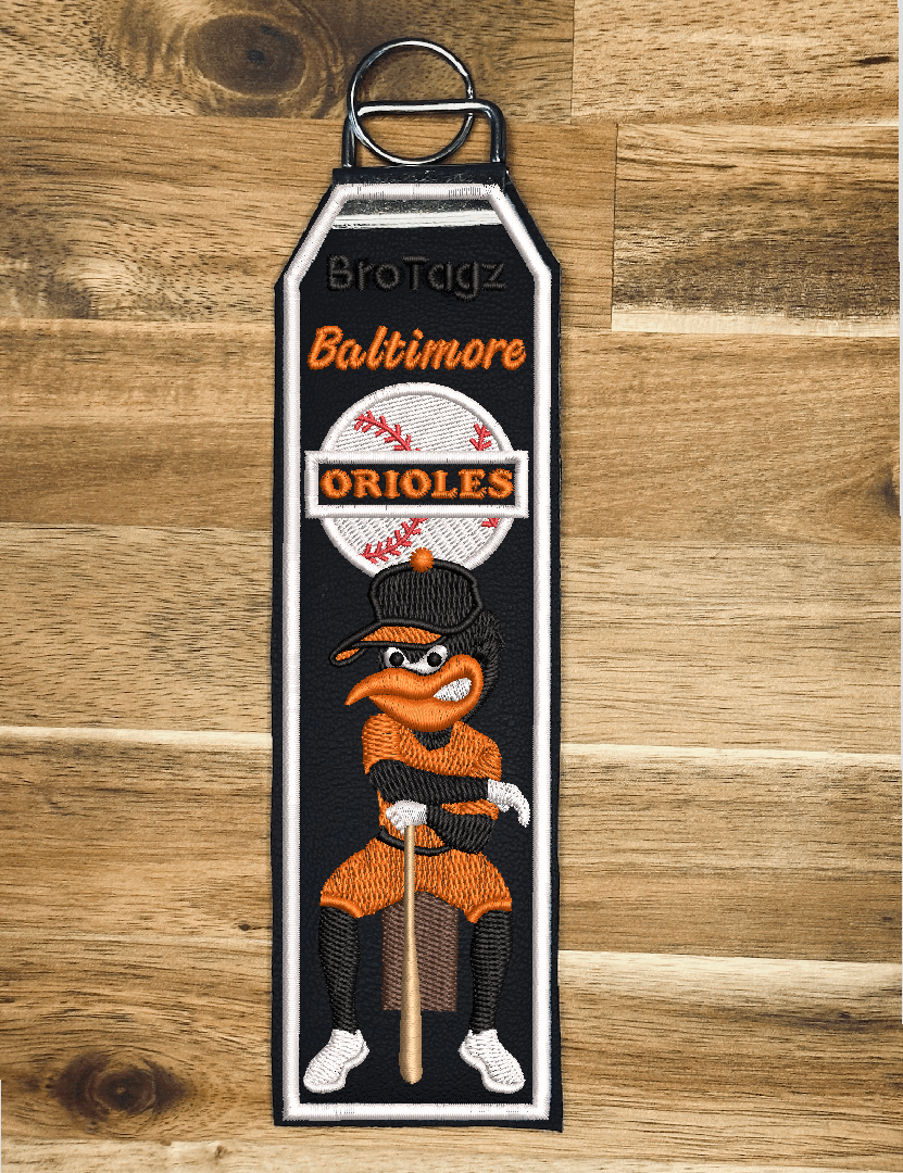 Baltimore Orioles Theme Classic Bag Tag