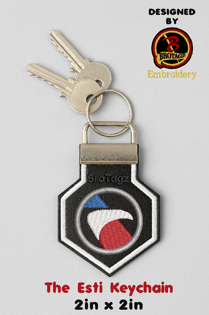 AMERICAN AIR Button - Esti Keychain (2 Sizes)