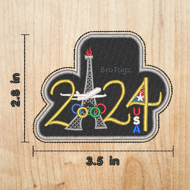 USA Olympic 2024 Themed Bag Tag - Classic Mini
