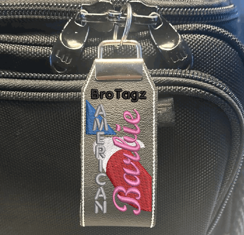 American Air Barbie Themed Key Fob