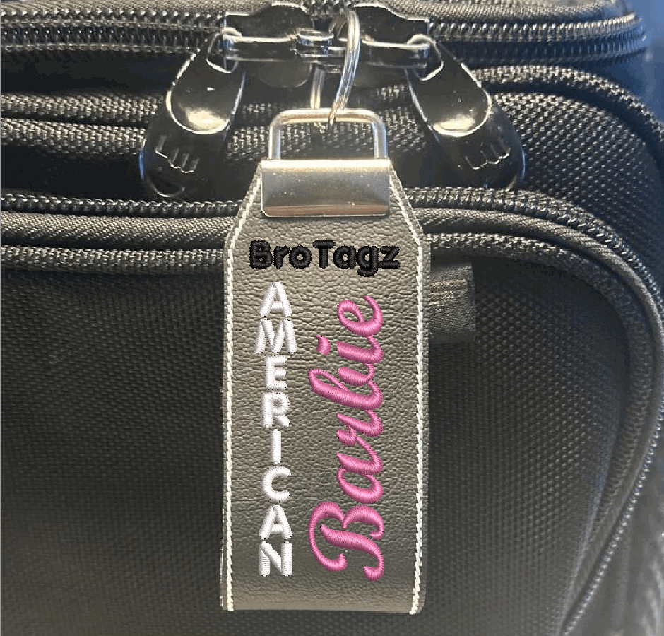 American Air Barbie Themed Key Fob