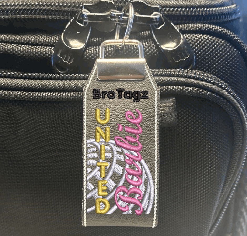 United Air Barbie Themed Key Fob