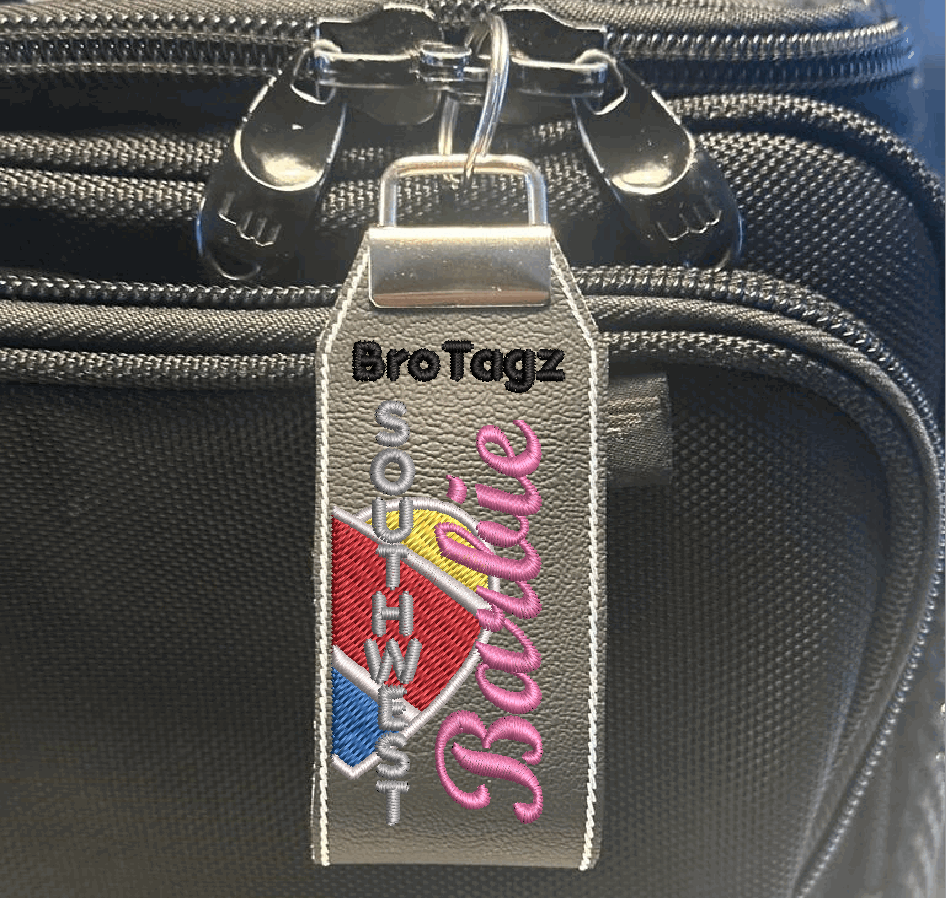 Southwest Air Barbie Themed Key Fob