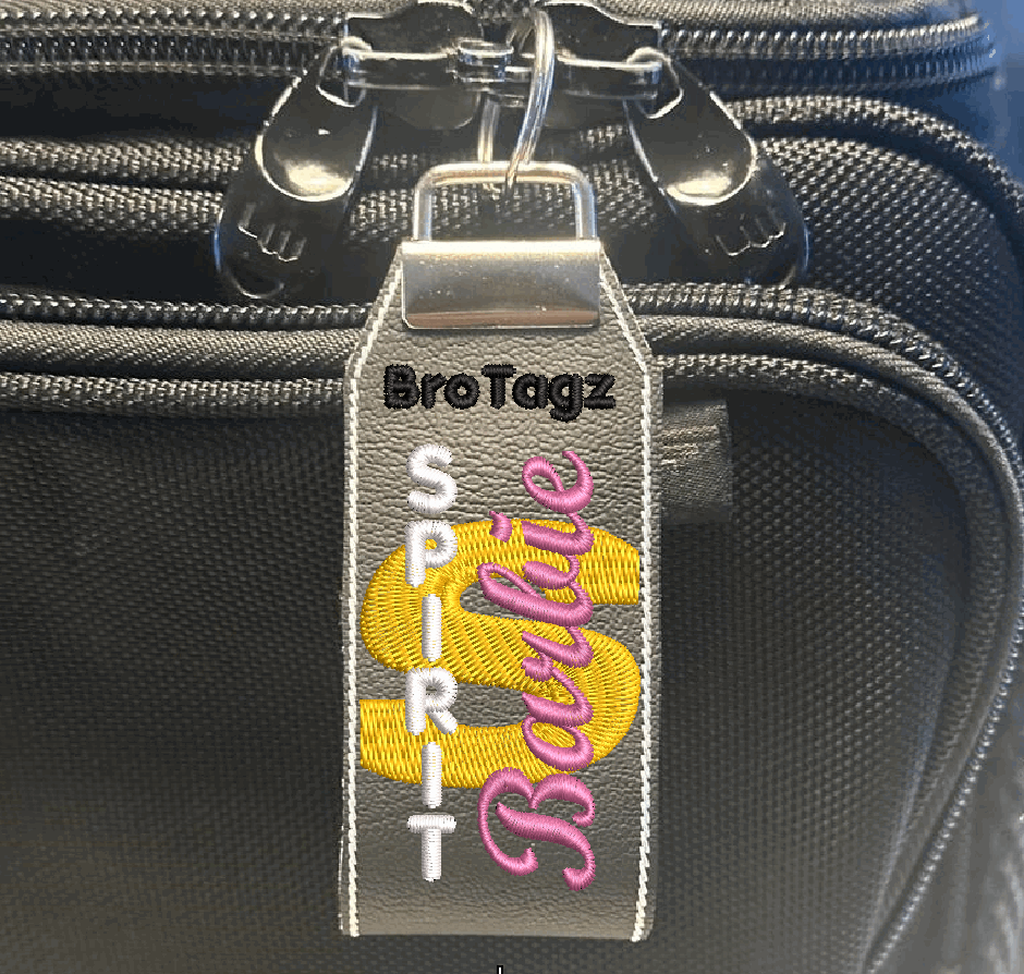Spirit Air Barbie Themed Key Fob