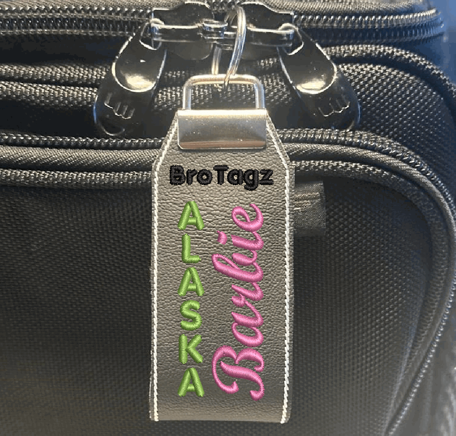 Alaska Air Barbie Themed Key Fob