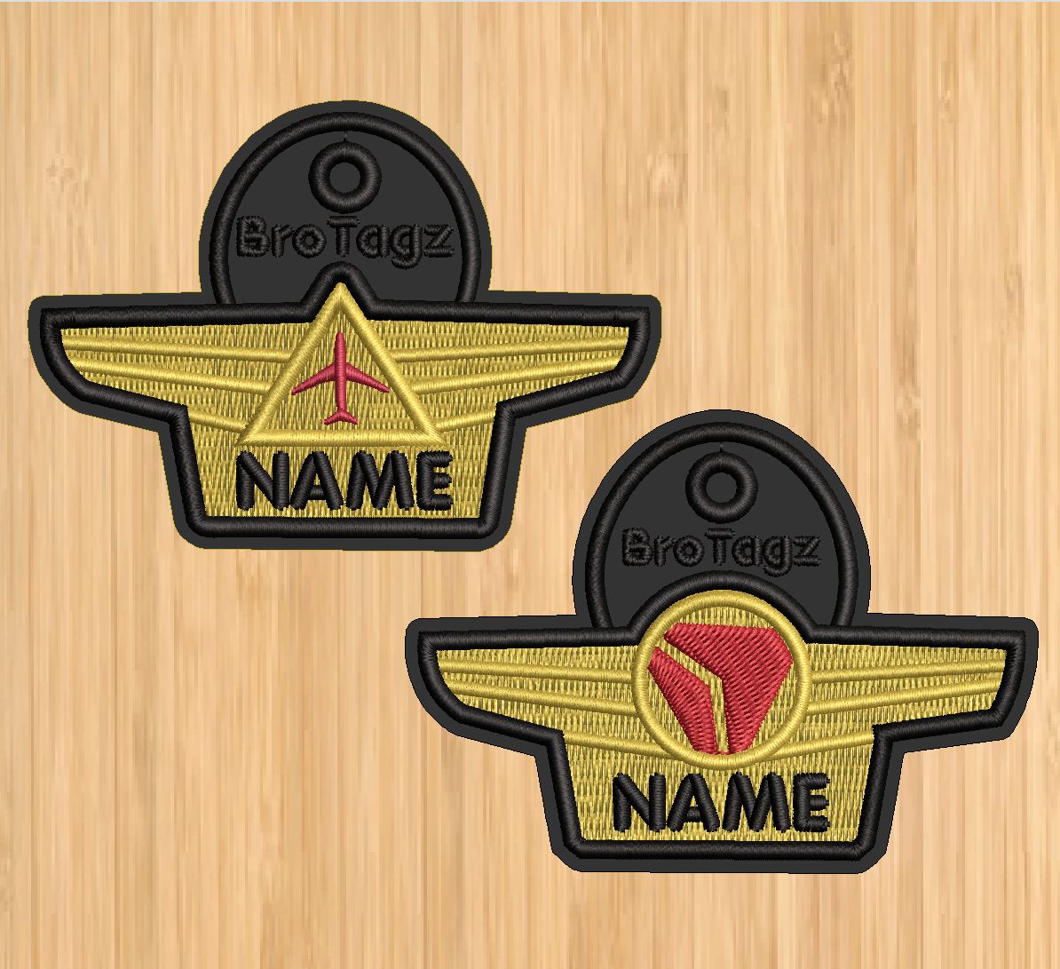 DL Wings Bag Tag (2 Versions)