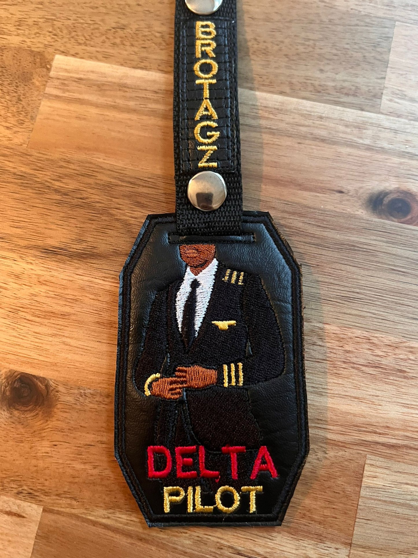 DELTA Pilot Avatar Bag Tag/Strap