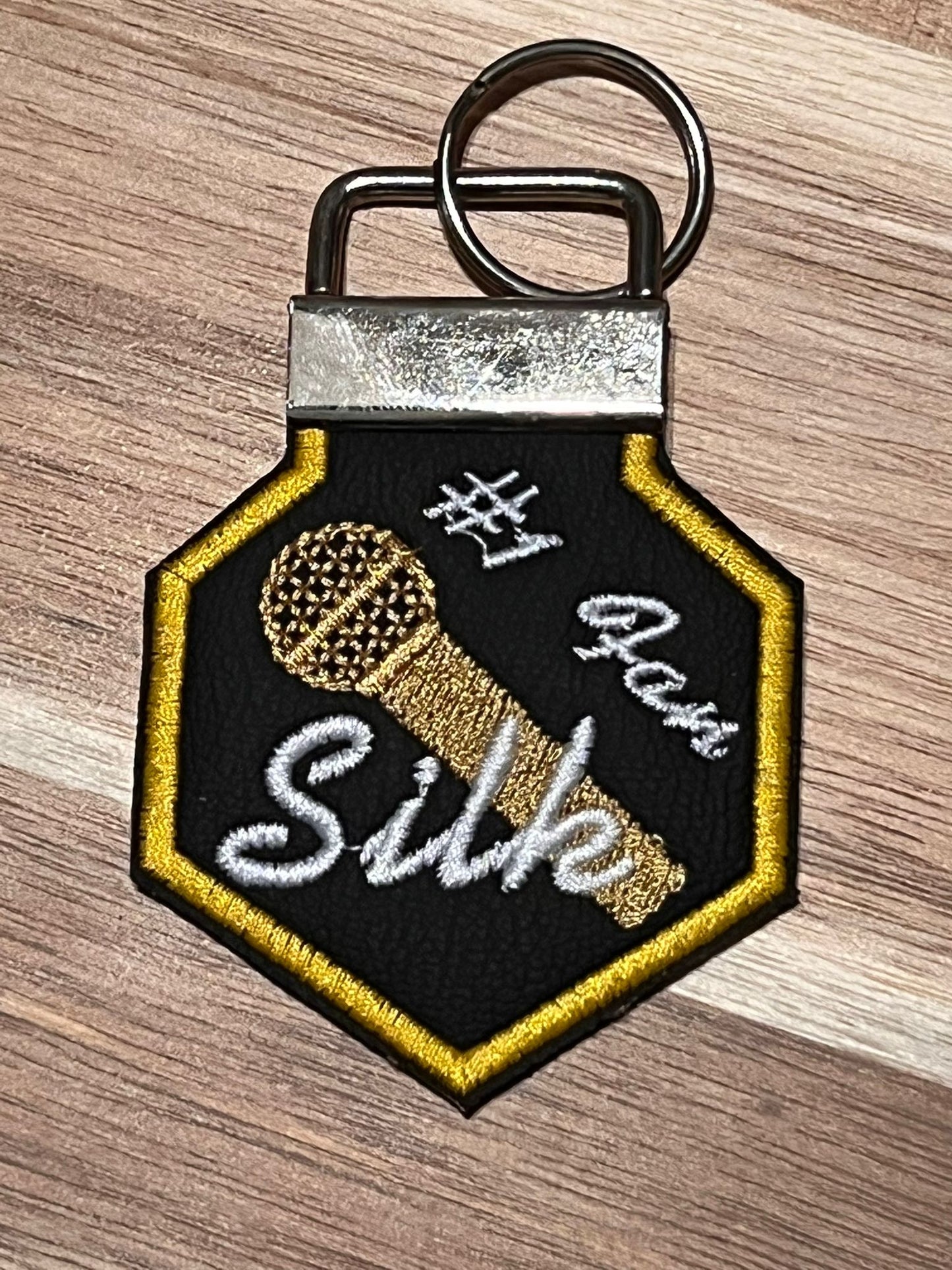 Silk Fans KeyChain (Yellow Border)