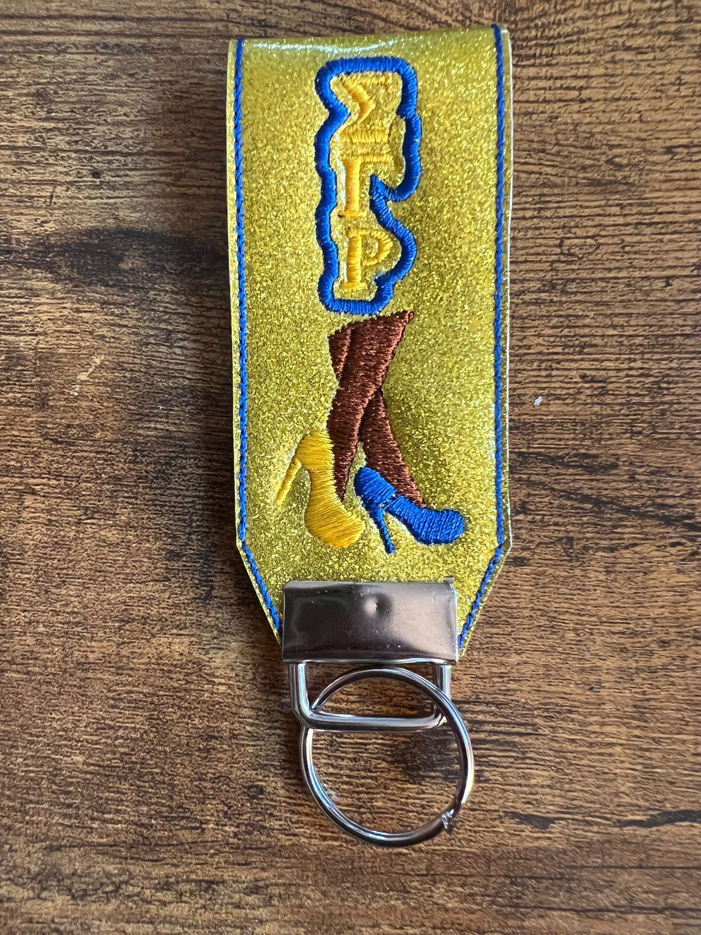 Sigma Gamma Rho Yellow Looped KeyChain (Brown) BUY NOW