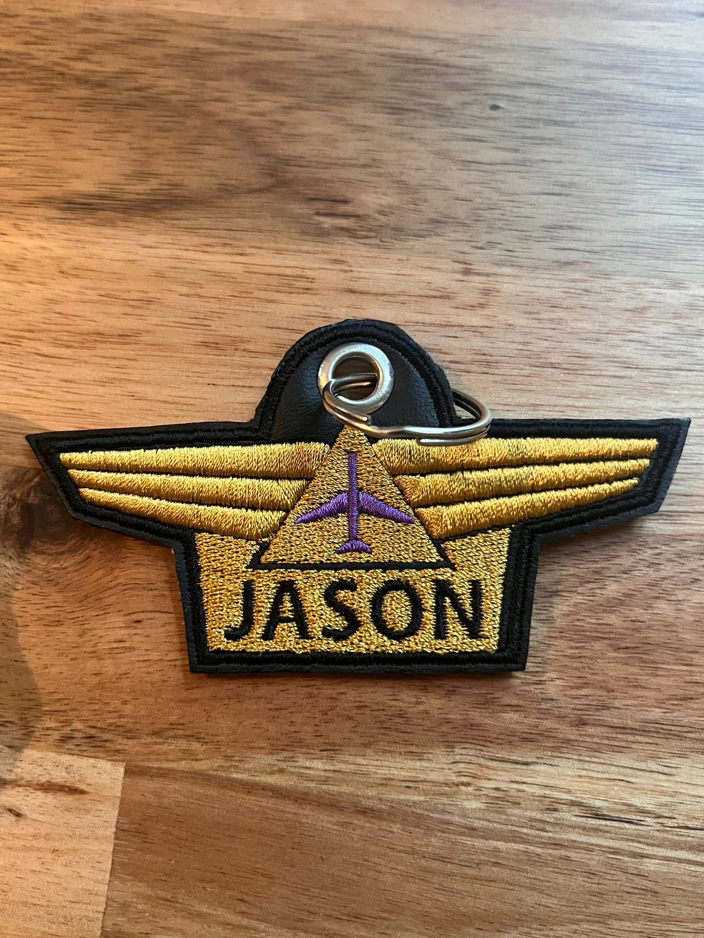 DELTA Wings KeyChain - Purple Plane/Jason