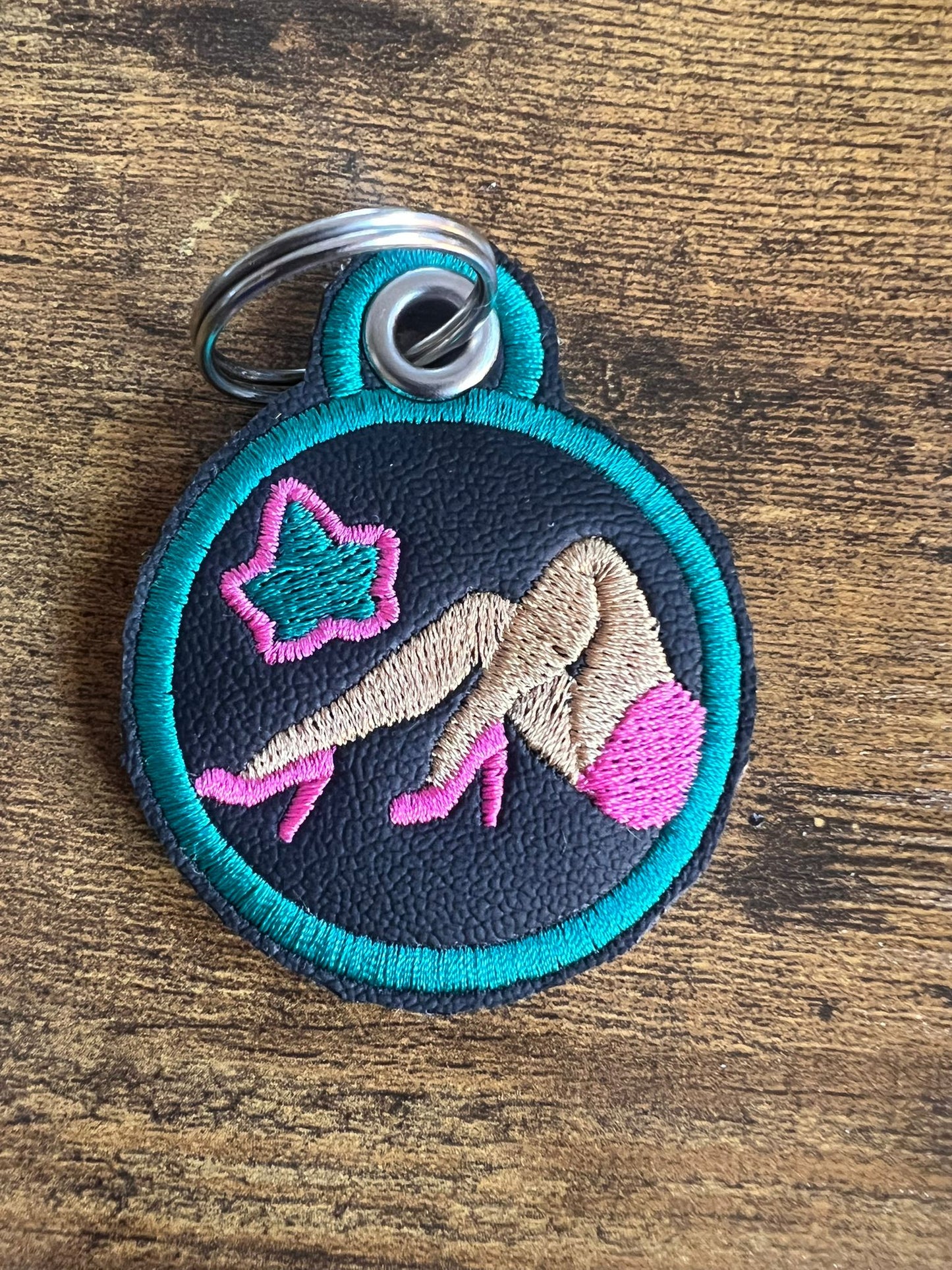 Alpha Kappa Alpha KeyChain Tan Legs