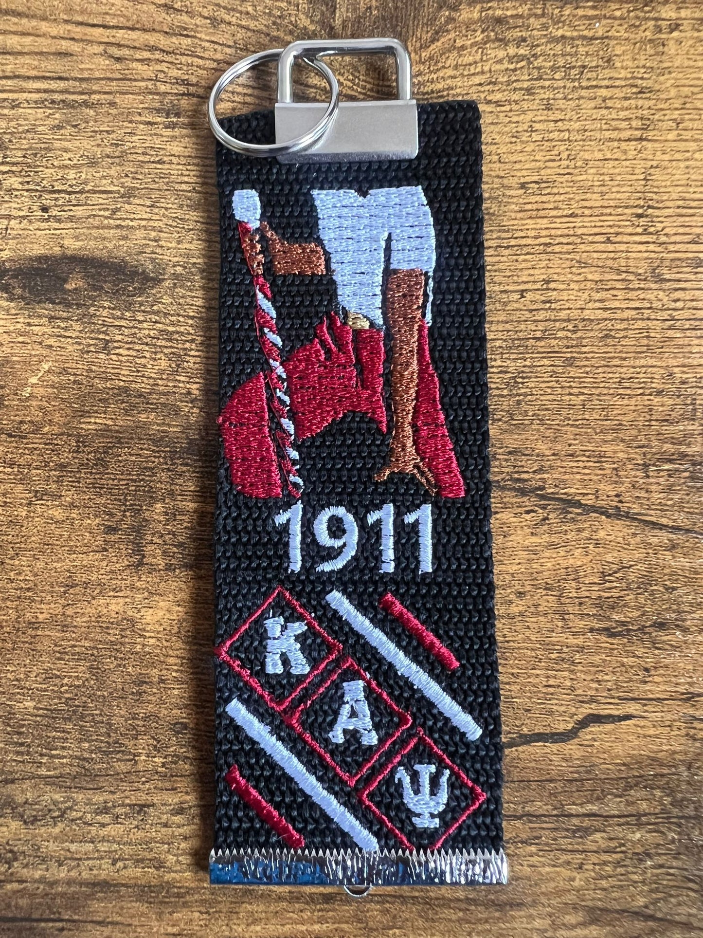 Kappa Alpha Psi Bag Tag Cane KeyRing