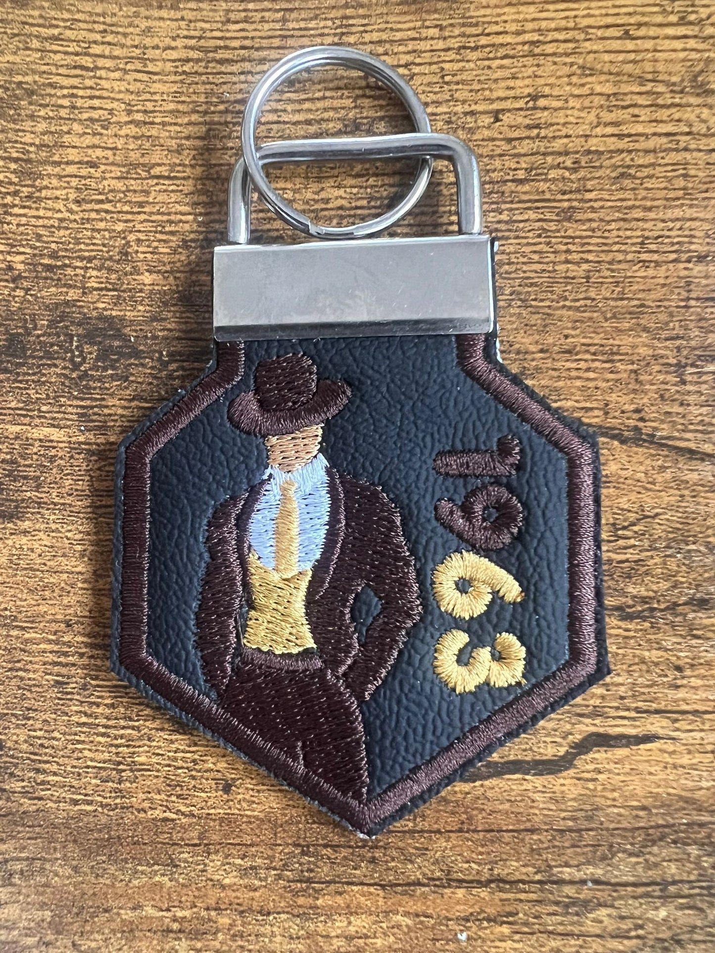 Iota Phi Theta Avatar KeyChain (Tan) Brown Border BUY NOW