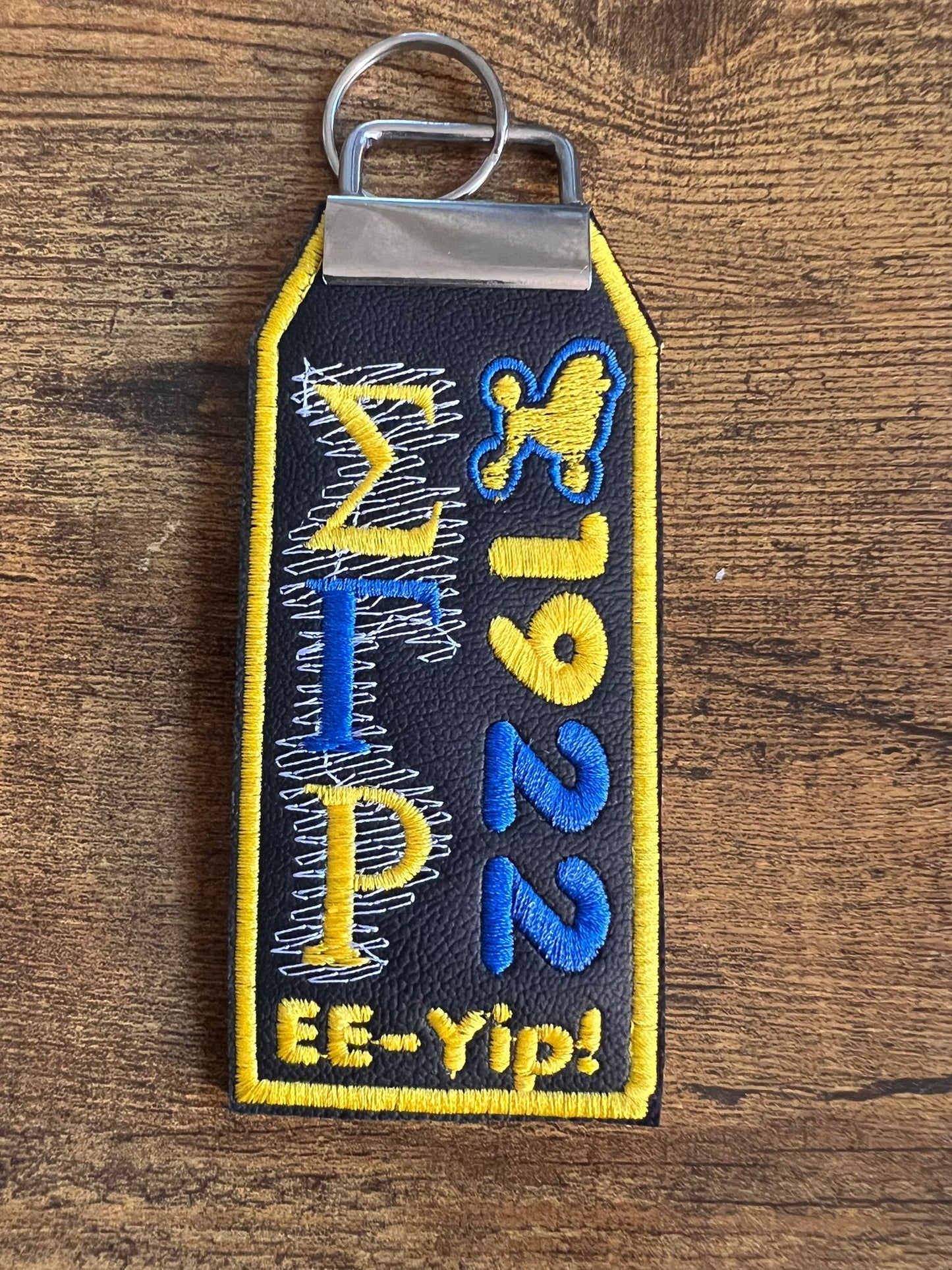 Sigma Gamma Rho Bag Tag (Yellow Border) KeyRing BUY NOW