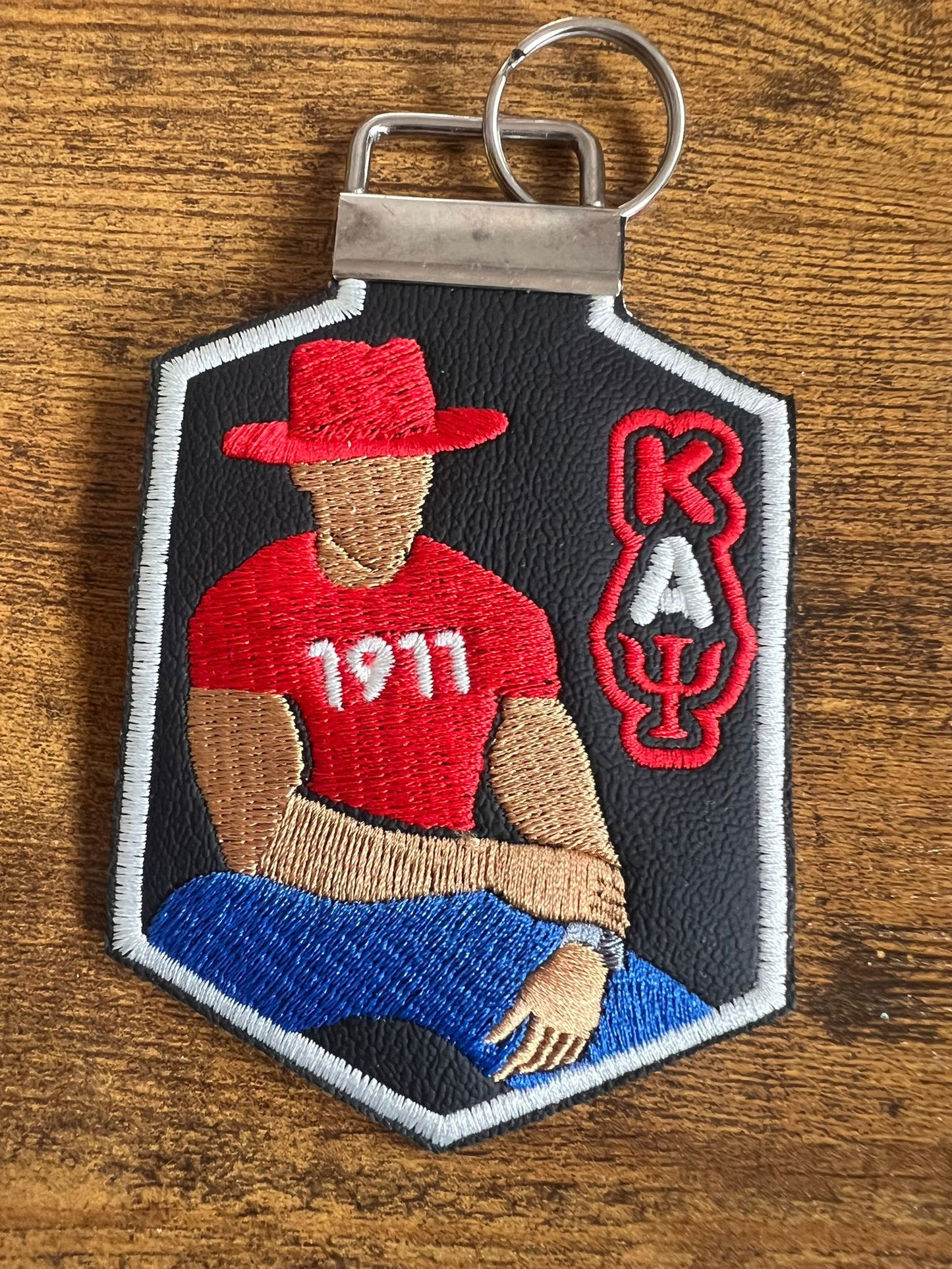 Kappa Alpha Psi Avatar Tag (Tan)(White Border) KeyRing BUY NOW