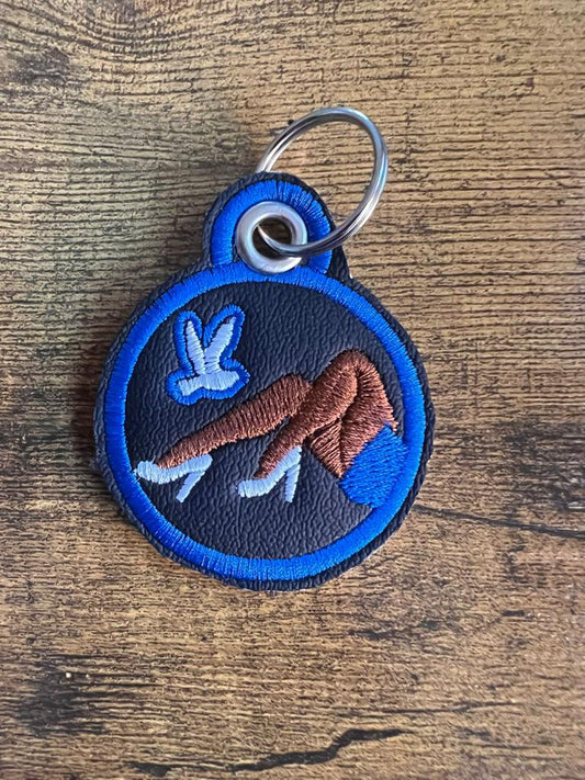 Zeta Phi Beta KeyChain Brown Legs  BUY NOW
