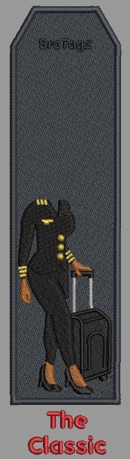 The Pilot Avatar Standing Luggage Tag