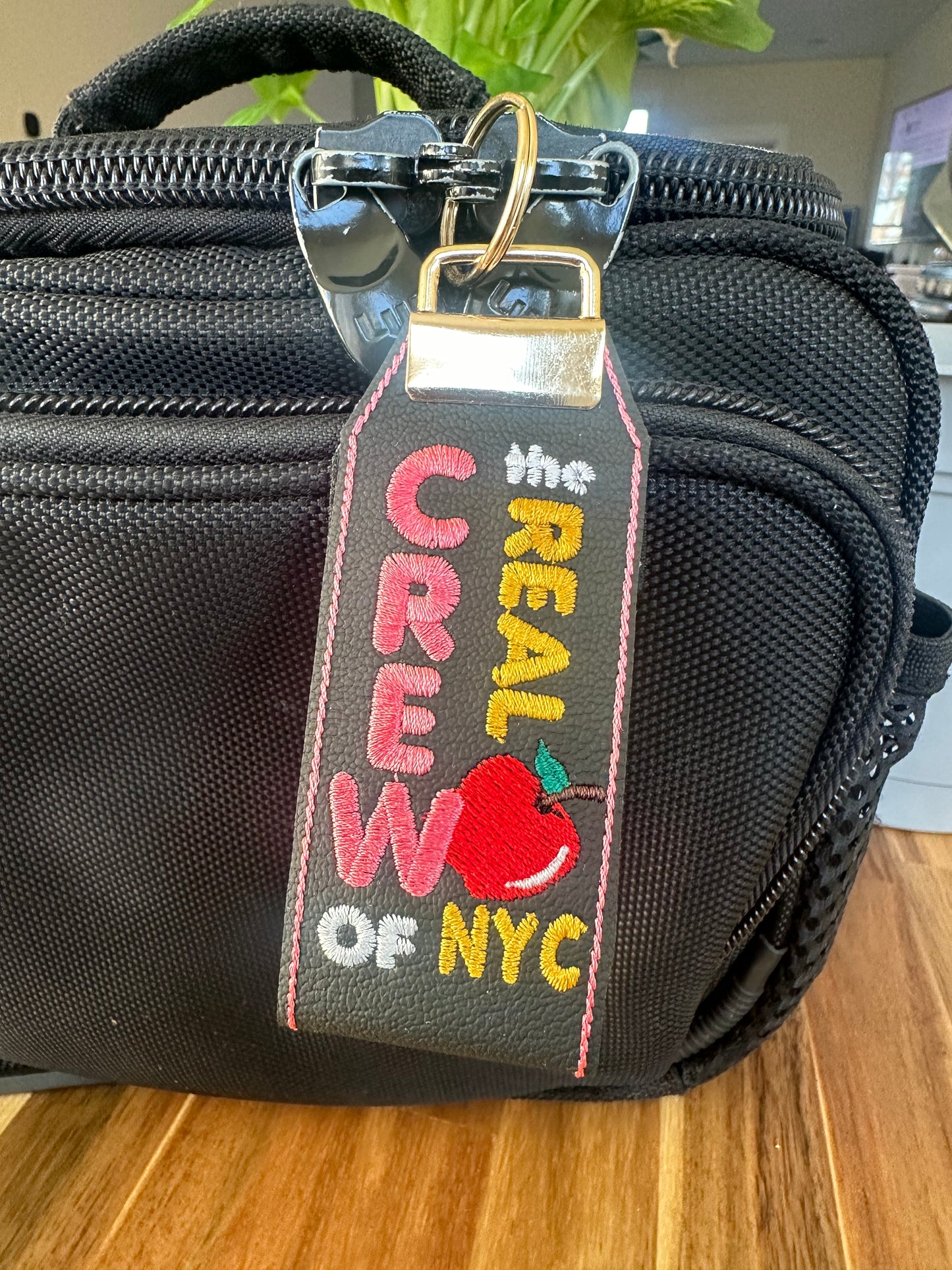 “The REAL Crew” (APPLE) Themed Keychain Fob