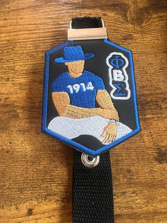 Phi Beta Sigma Avatar Bag Tag (Tan) Strap BUY NOW