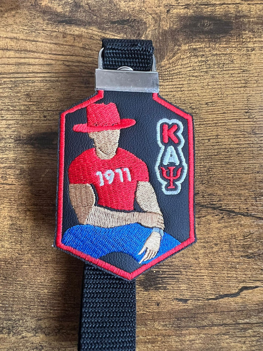 Kappa Alpha Psi Avatar Tag (Tan)(Red Border) Strap BUY NOW