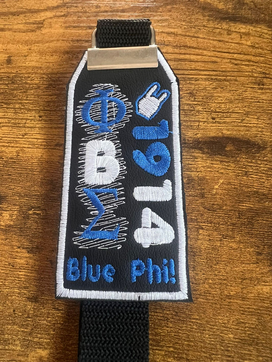 Phi Beta Sigma Bag Tag (White Border) BUY NOW