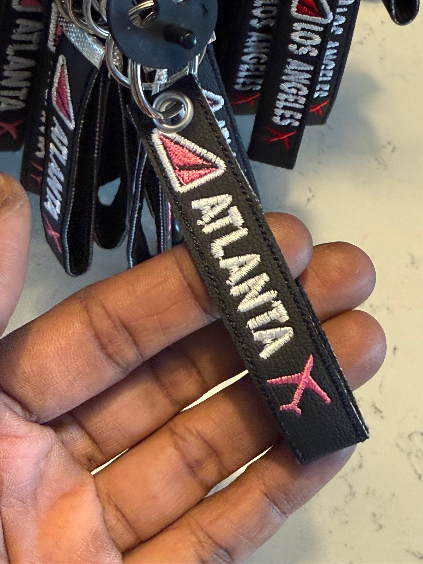 DELTA Air Bases - Classic Loop Keychain