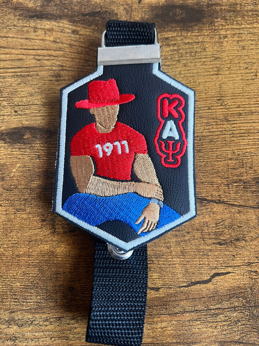 Kappa Alpha Psi Avatar Tag (Tan)(White Border) Strap BUY NOW