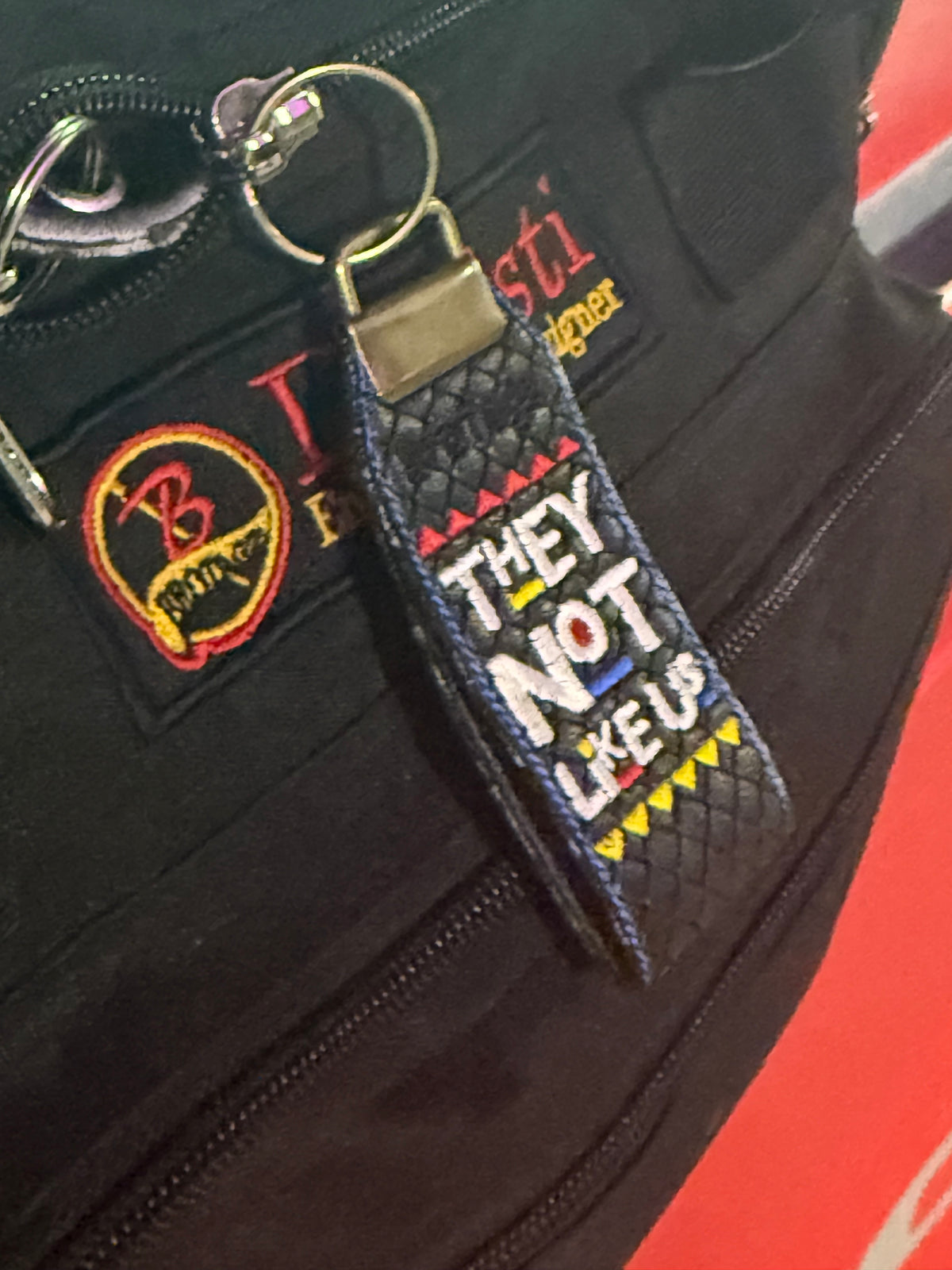 They Not Like Us Classic Loop Keychain