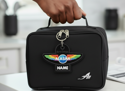 Airline Wings Keychain: AS Themed