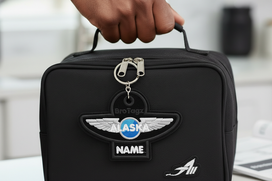 ALASKA AIR Wings Keychain (2 Versions)