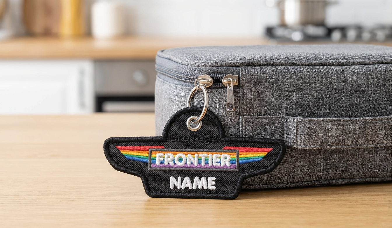 FRONTIER AIR Wings Keychain (2 Versions)