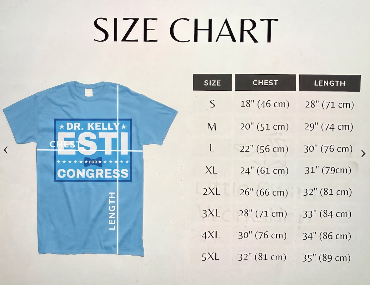 Dr. Kelly Esti For Congress T-Shirt