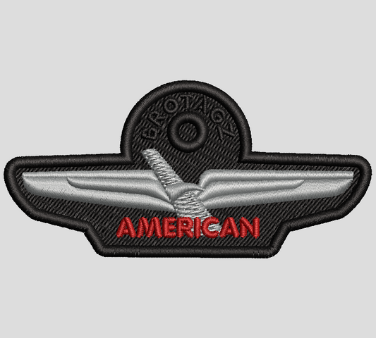 AA Themed Wings Bag Tag