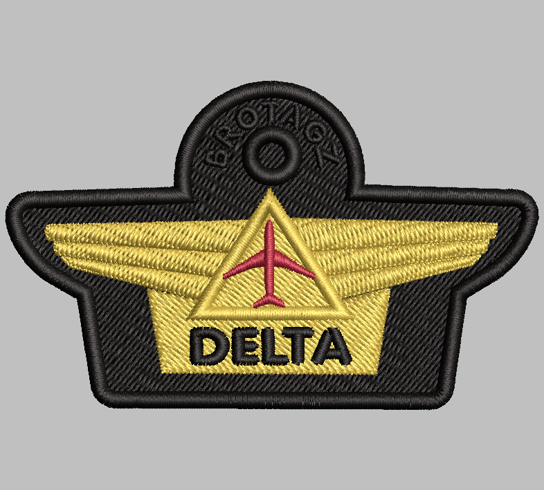 Delta Air Themed Wings Bag Tag