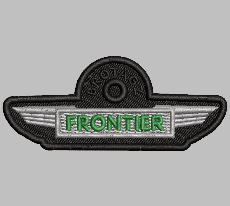 Frontier Air Themed Wings Bag Tag
